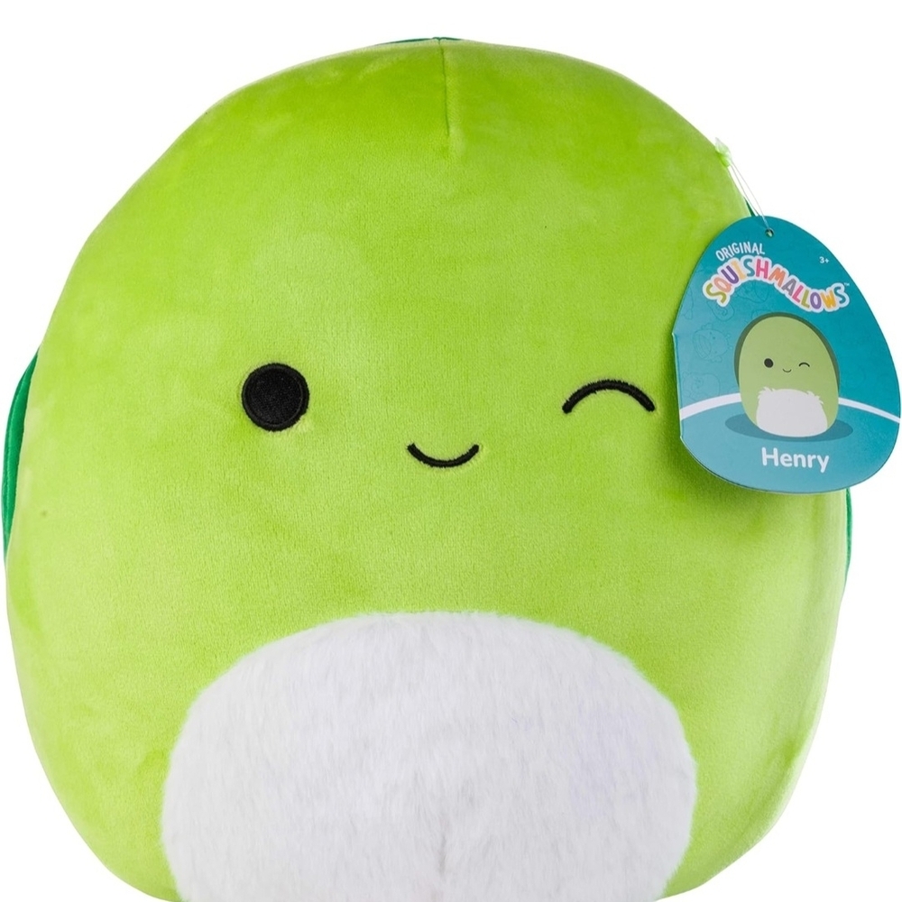 Squishmallows Henry Avocado Plush - Green & White